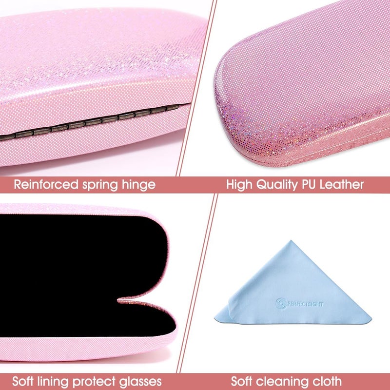 PERFECTSIGHT Store Hard Shell Eyeglasses Case, Kawaii Protective Glasses Case for Kids, Cute Eyeglass Case for Women Men Girls - Image 2